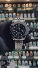 ROLEX GMT OYSTER PERPETUAL  BLACK 🖤 UNDER BUDGET