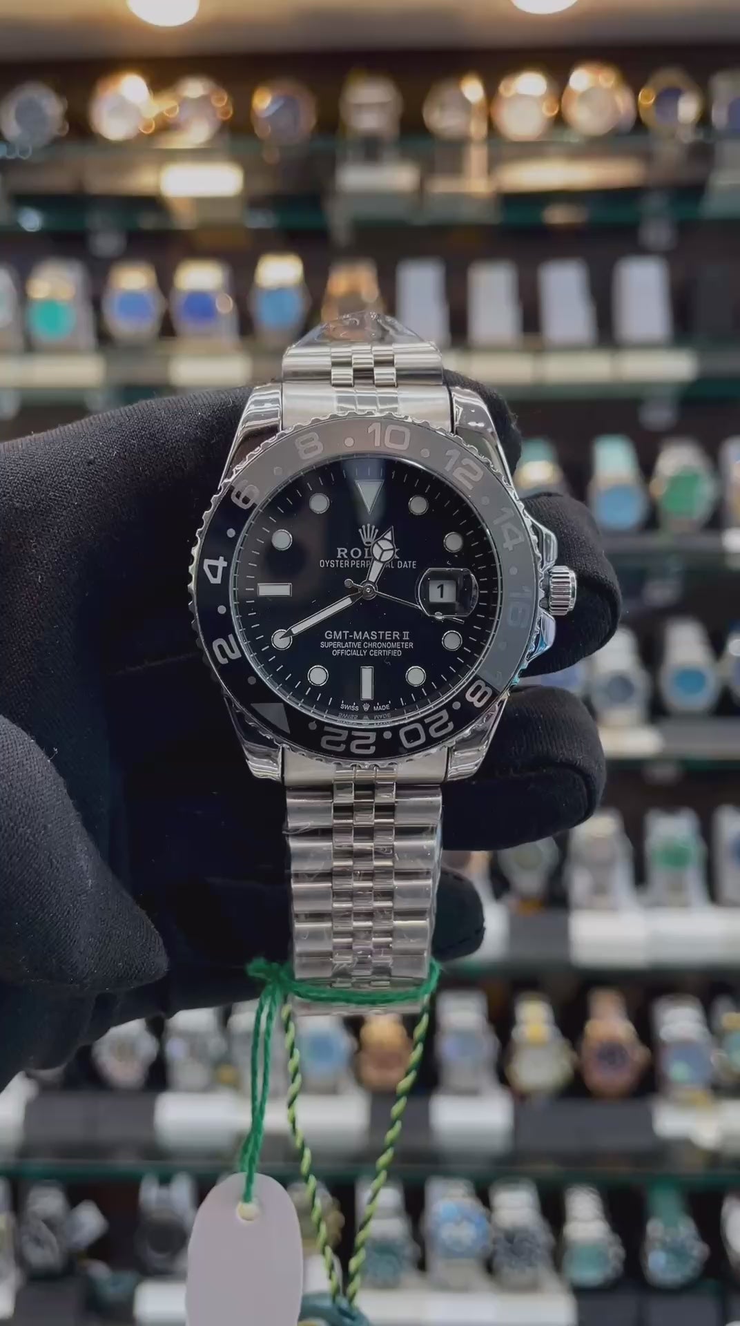 ROLEX GMT OYSTER PERPETUAL  BLACK 🖤 UNDER BUDGET