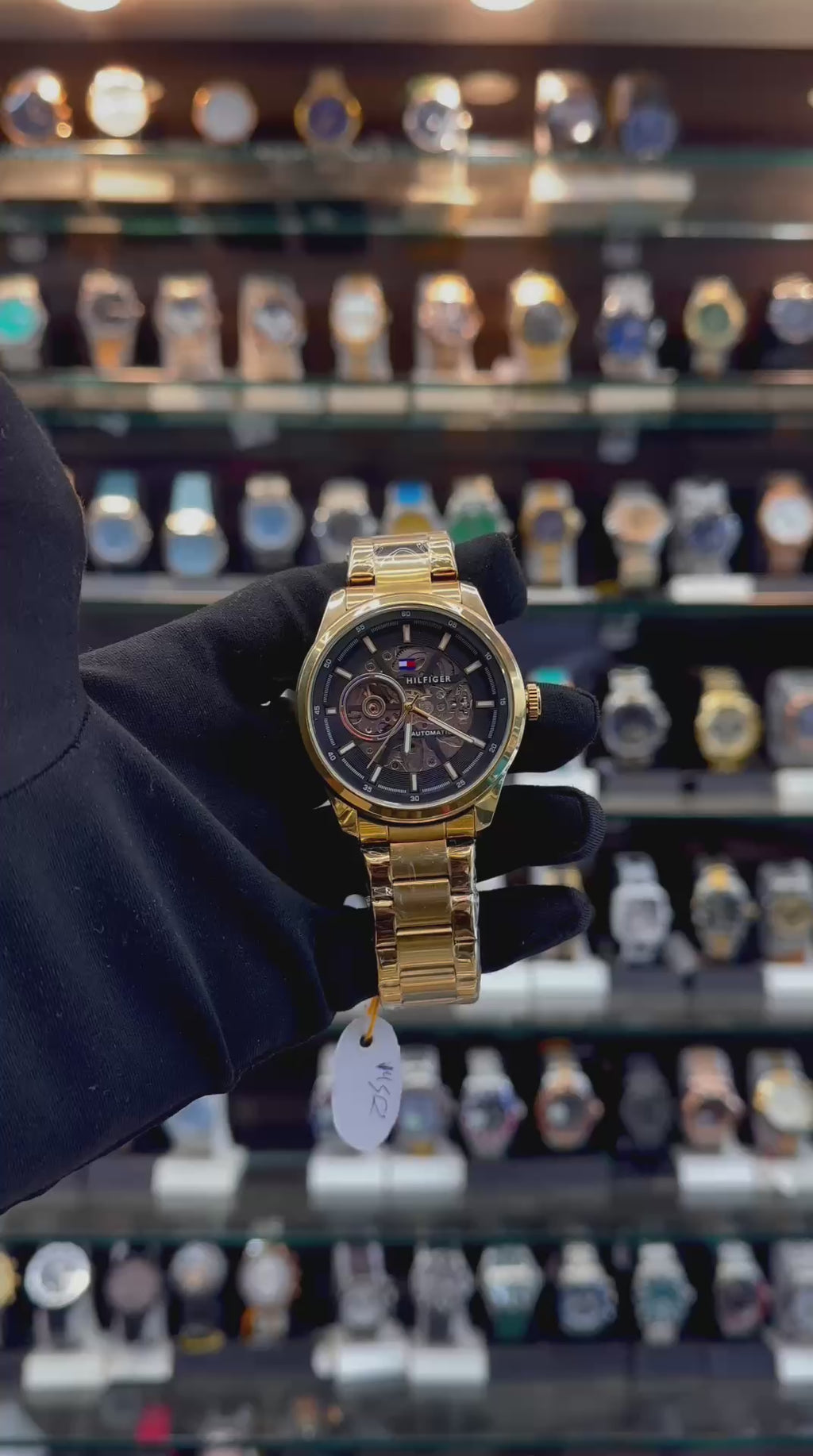 TOMMY HILFIGER AUTOMATIC NOW IN GOLD 🥇 CHAIN