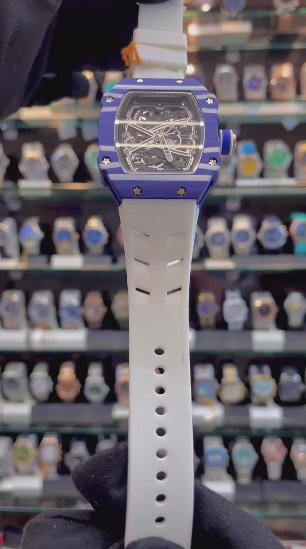 RICHARD MILLE RM 67-02 EXTRA SLIM IN UNDER BUDGET BLUE 💙