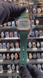 CARTIER SANTOS DAY/NIGHT INDICATOR ☑️  GREEN 💚