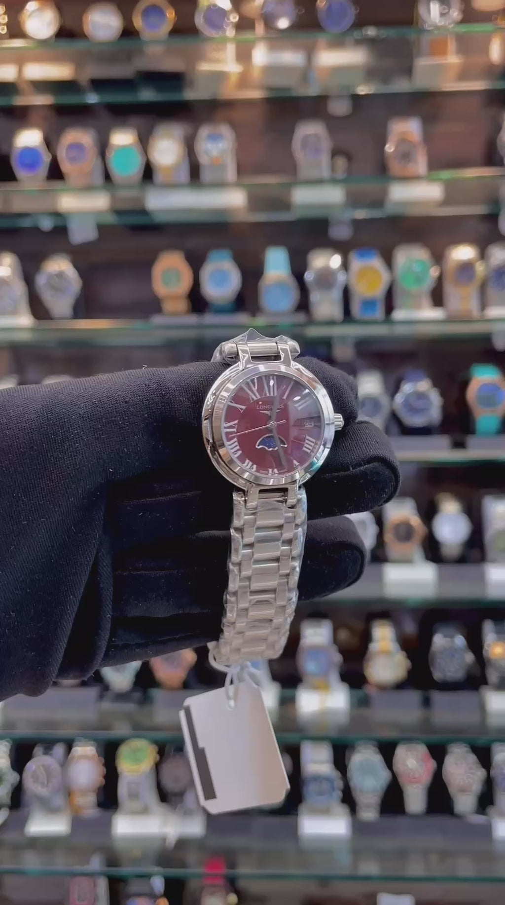 LONGINES PRIMALUNA EDITION 🤩✨ FOR GIRLS 🎀🎁 RED ♥️