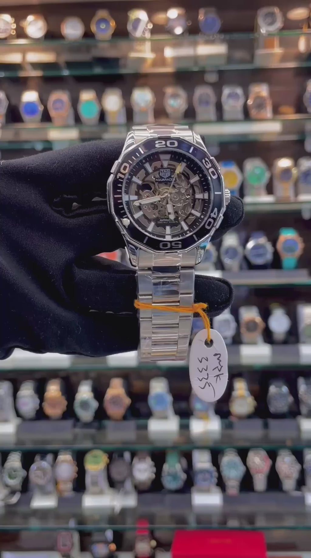 TAG HEUER AQUARACER AUTOMATIC ⚙️ BLACK 🖤 FOR MENS