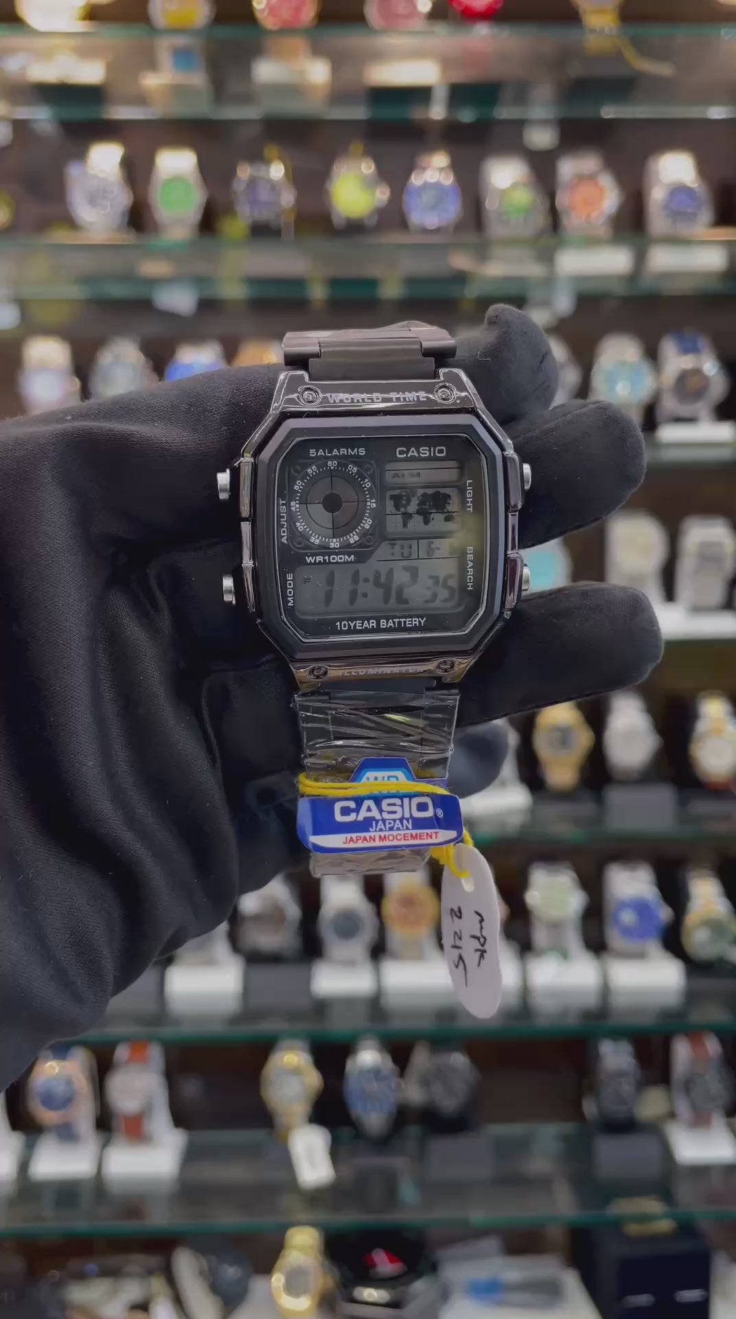 Casio AE-1200WH-1A World Dial watch for men
