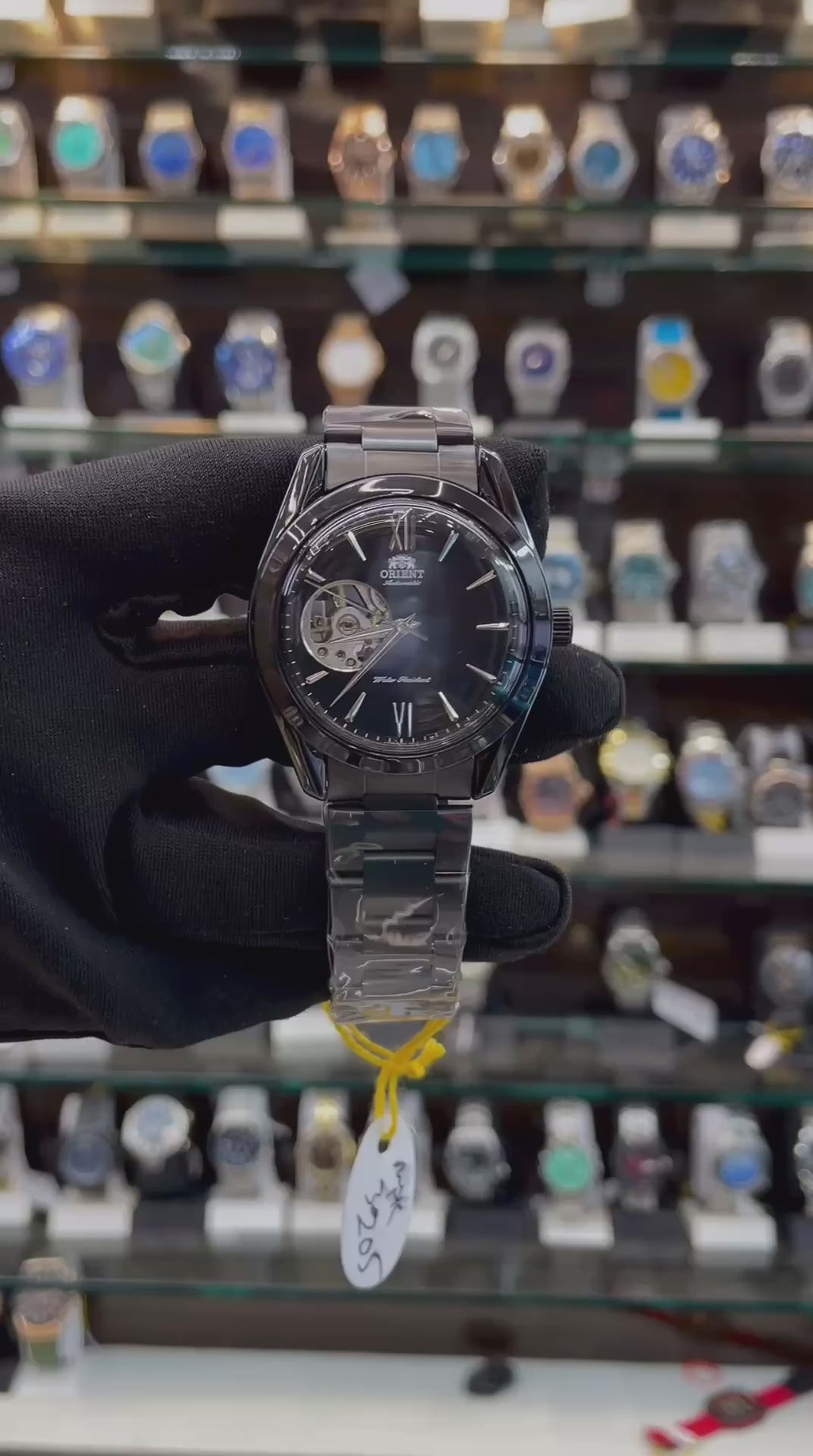 ORIENT TRANSPARENT NOW IN AUTOMATIC ⚙️ FOR MENS FULL BLACK 🖤