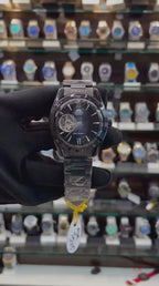 ORIENT TRANSPARENT NOW IN AUTOMATIC ⚙️ FOR MENS FULL BLACK 🖤