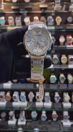 EMPORIO ARMANI 🦅 NOW  FOR MENS NEW DIAL 🤩 UNDER BUDGET WHITE 🤍