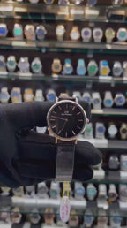 DANIEL WELLINGTON DW SLIM CHAIN FOR GIRLS IN BLACK 🖤