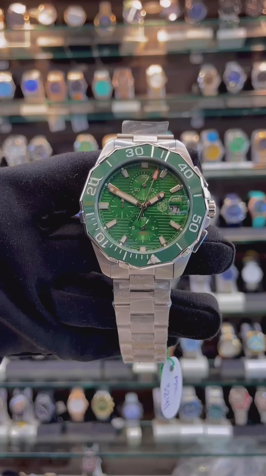 TAG HEUER AQUARACER 300M NOW IN HEAVY BODY  🤩 GREEN 💚 DIAL
