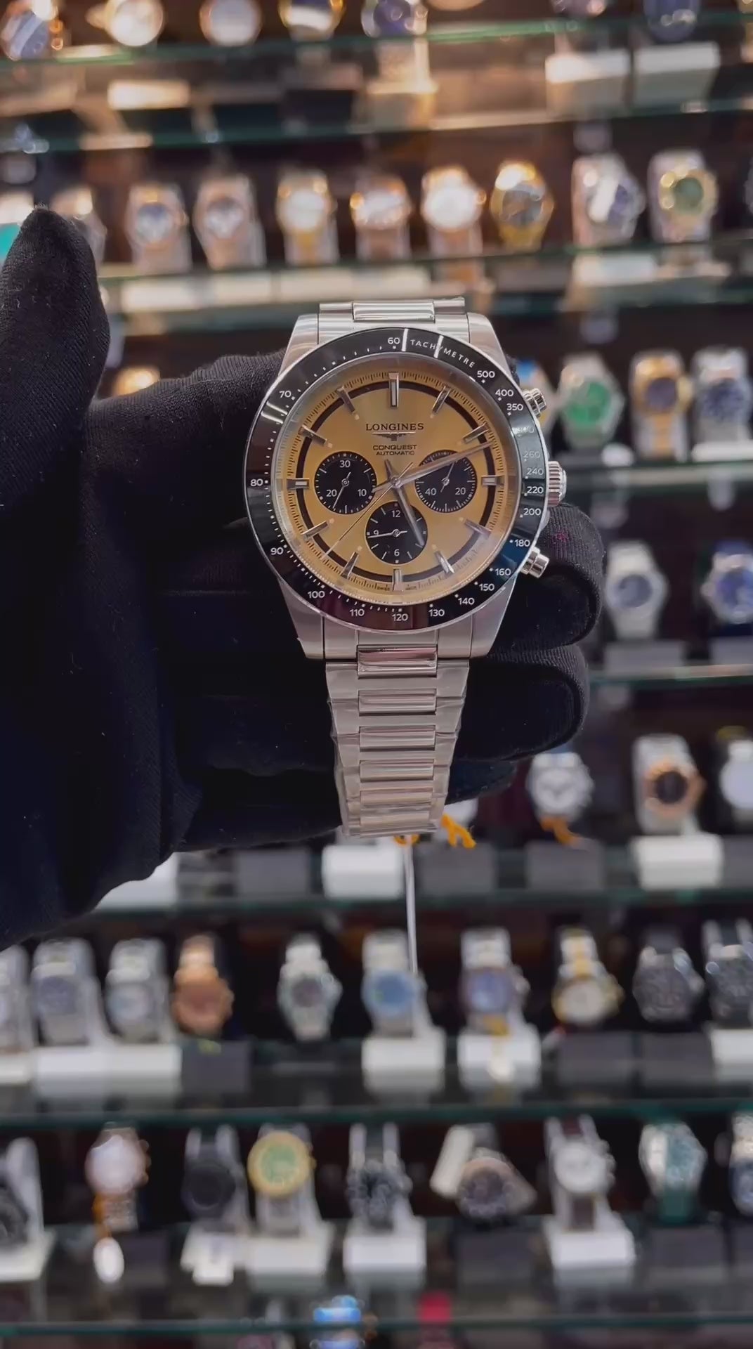 LONGINES CONQUEST CHRONOGRAPH NOW IN MASTER PIECE 🔥 CHAIN ⛓️