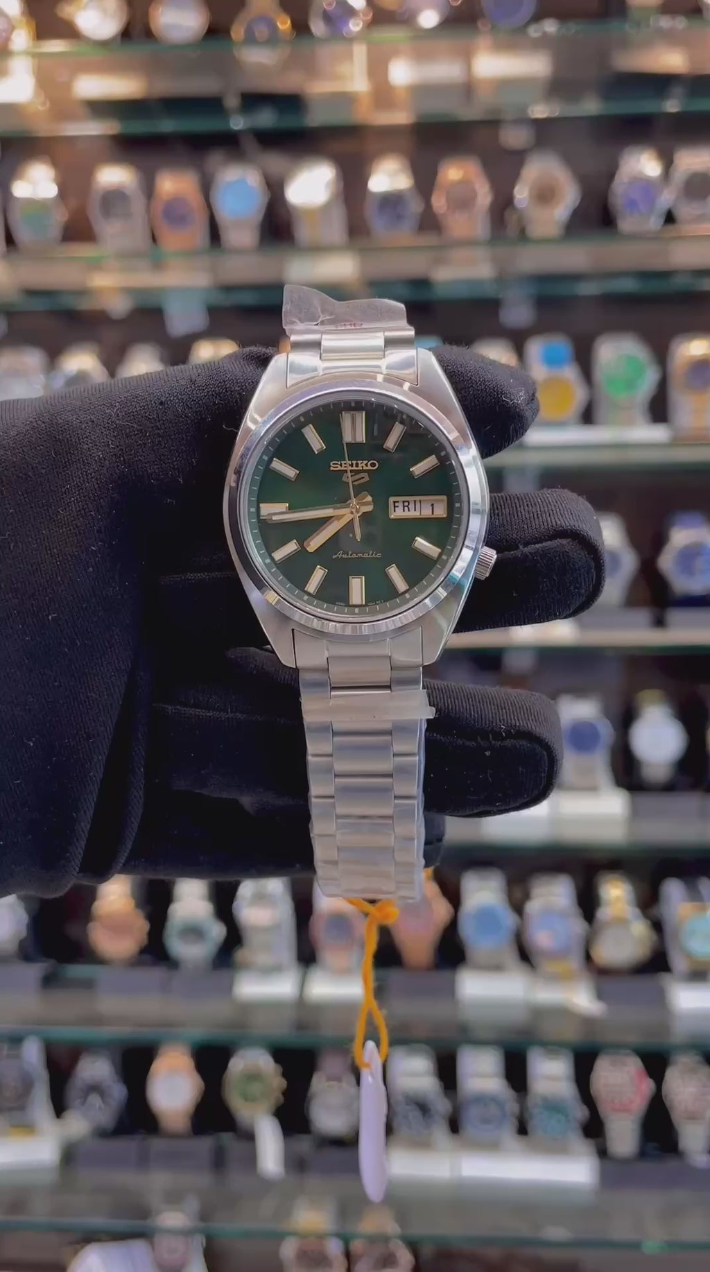 SEIKO 5 SPORTS SRPL59K1 WATCH IN GREEN 💚 DIAL 💗 MASTER PIECE 🤩