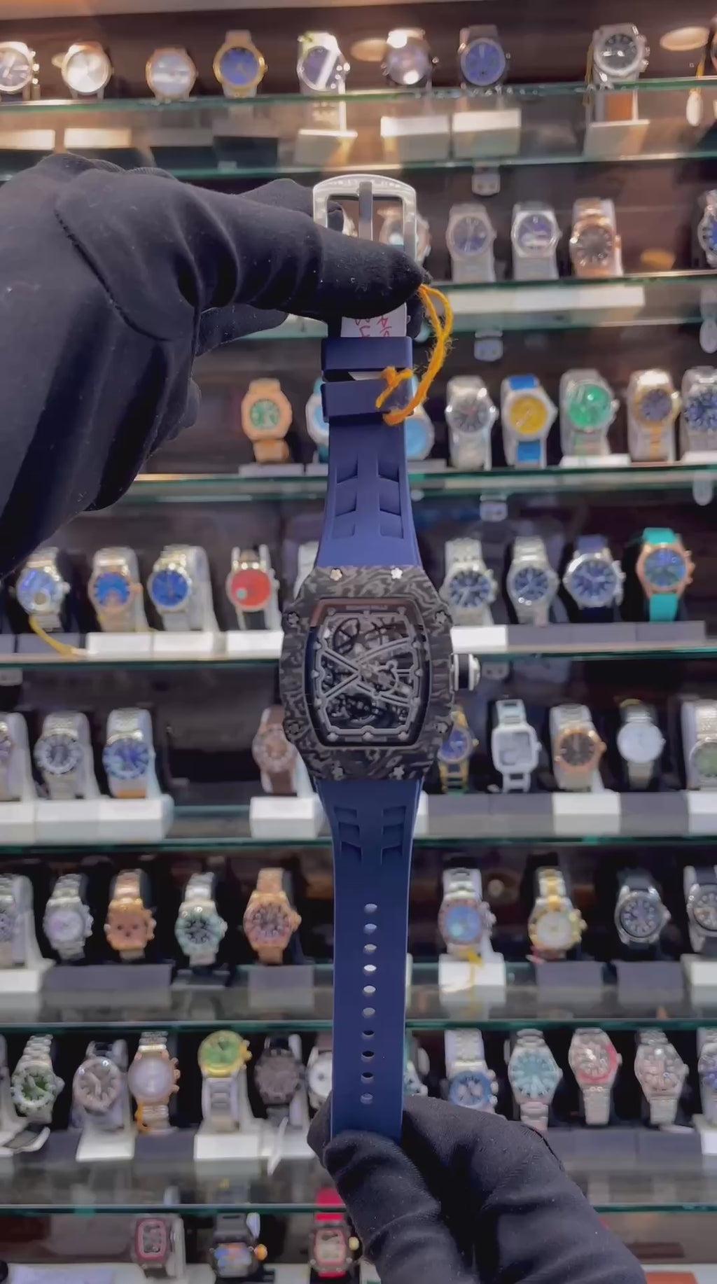 RICHARD MILLE RM 67-02 EXTRA SLIM IN UNDER BUDGET BLUE 💙 SILCION