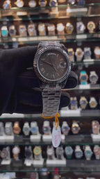 ROLEX DAY-DATE ARABIC DIAL IN AUTOMATIC ⚙️ FOR MENS FULL BLACK 🖤