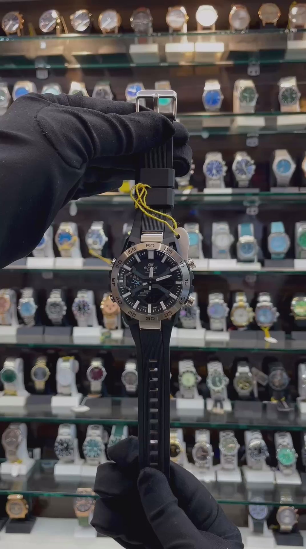 Casio Edifice ECB-2000 now in master piece silicon strap