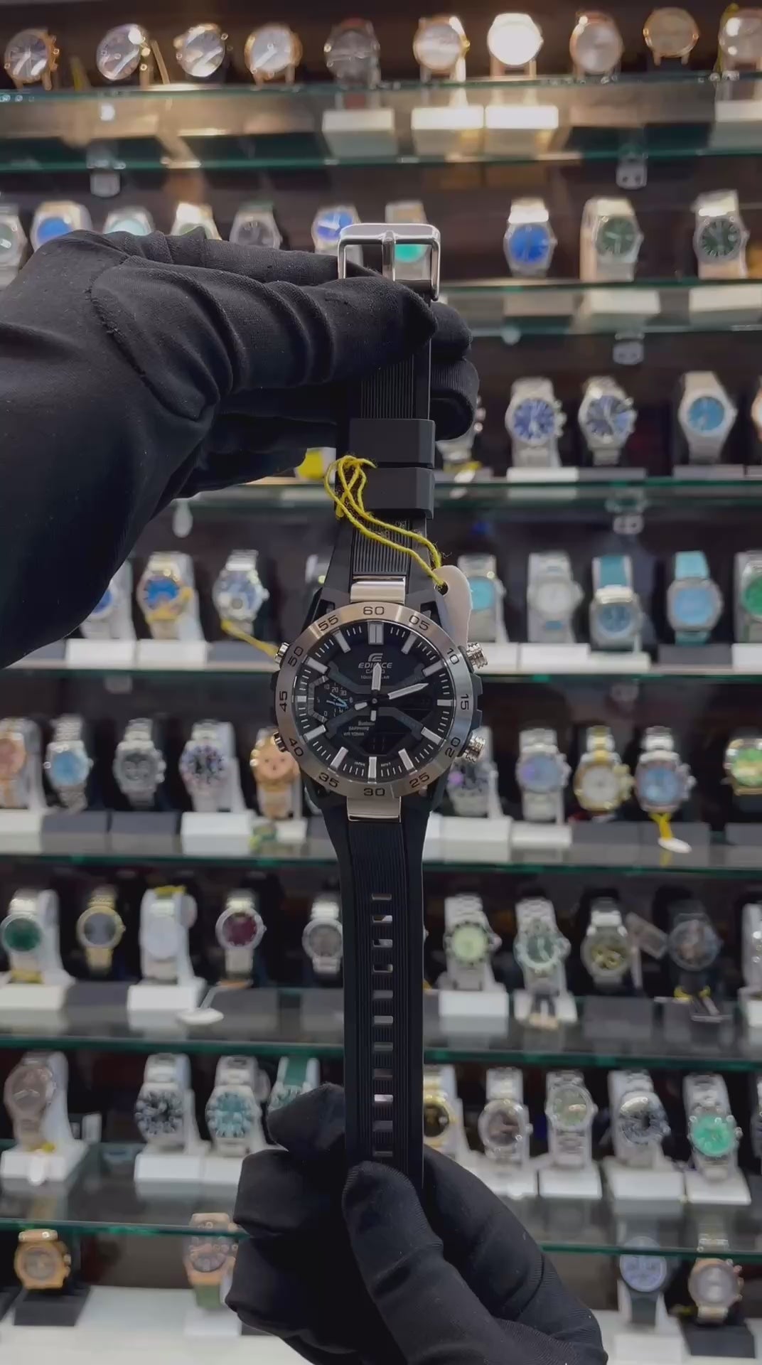 Casio Edifice ECB-2000 now in master piece silicon strap