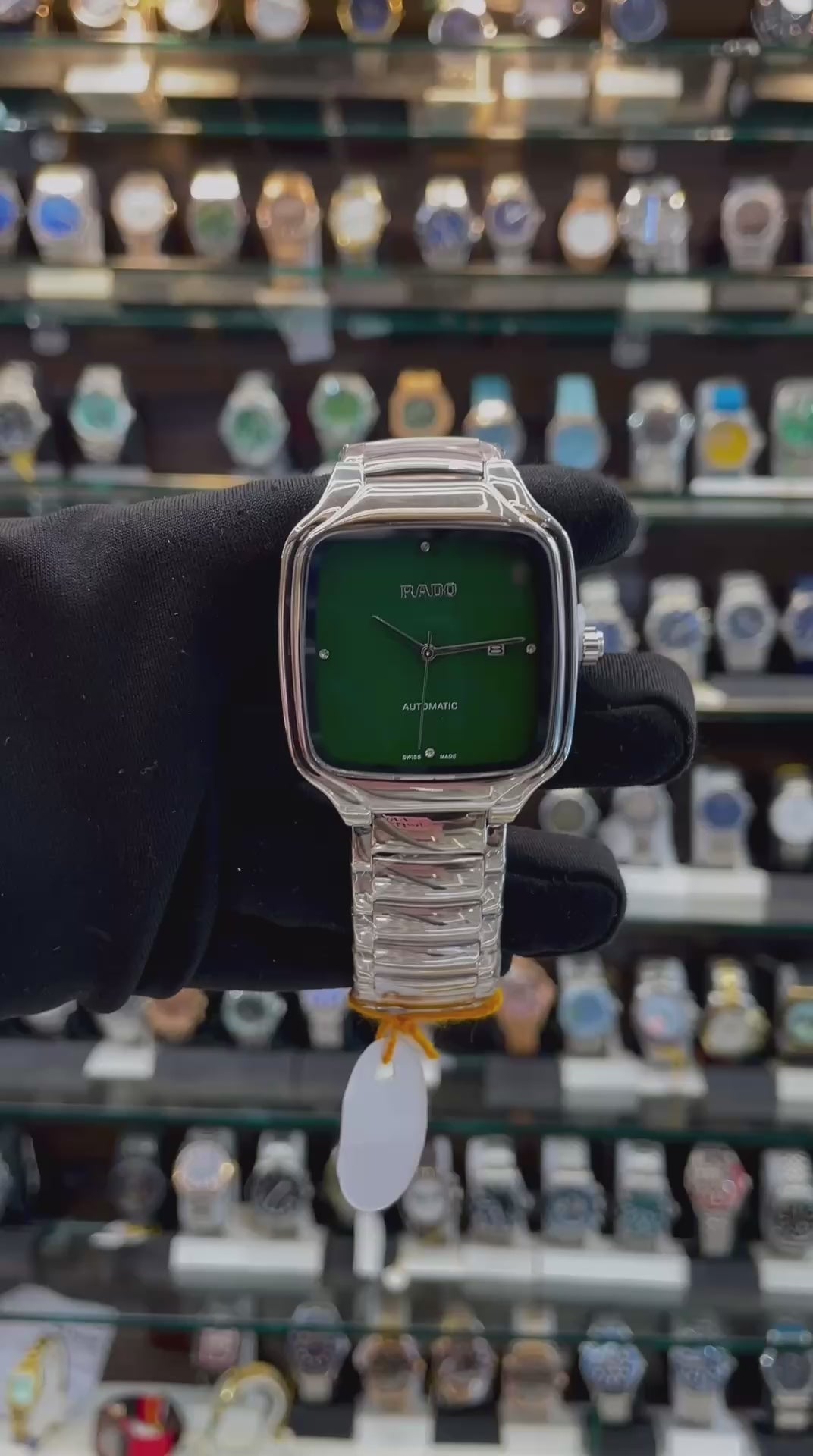 RADO TRUE SQUARE ⬜ UNDER BUDGET FOR MENS GREEN 💚