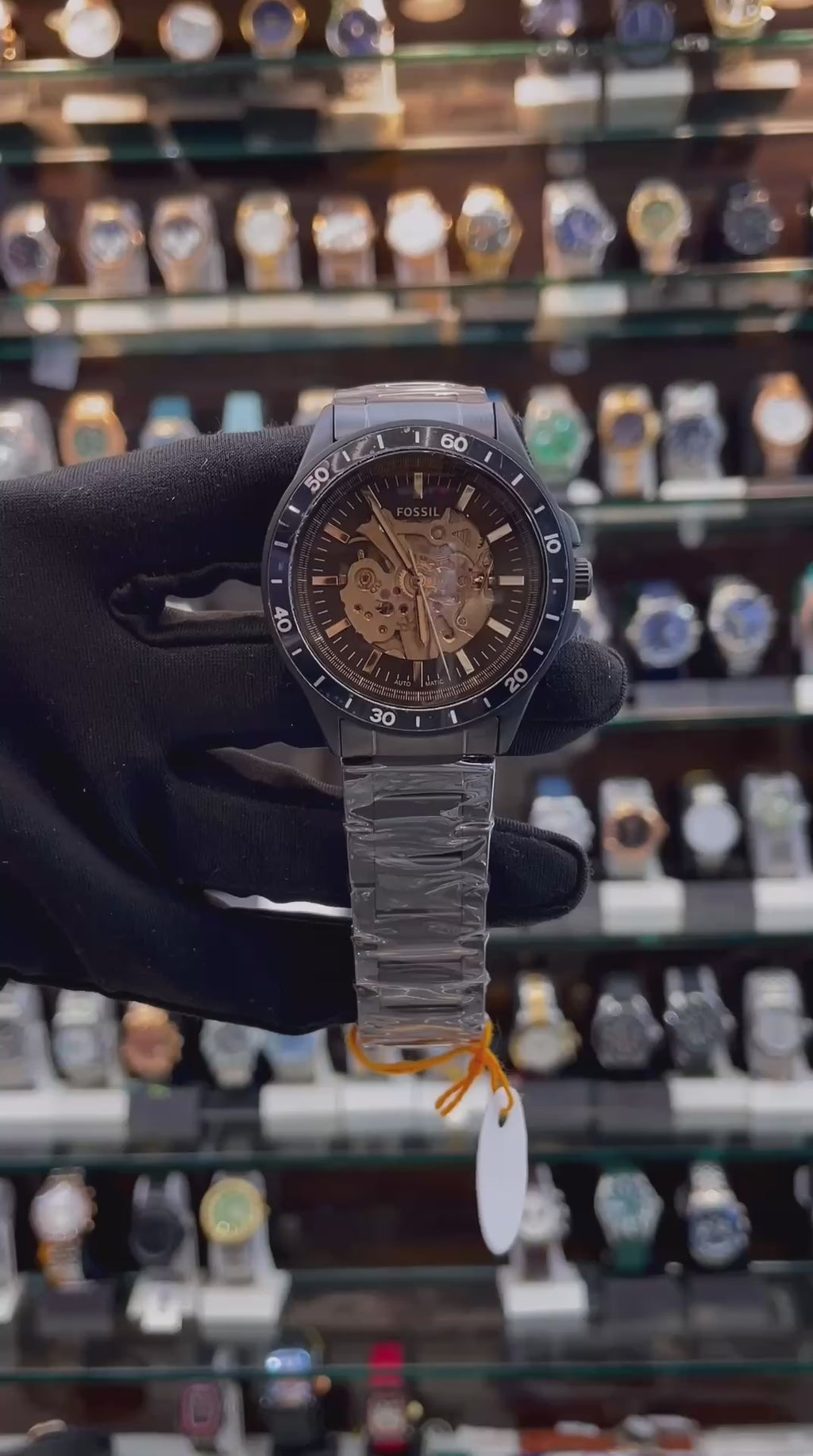 FOSSIL AUTOMATIC BROWN 🤎 GLASS DIAL FOR MENS