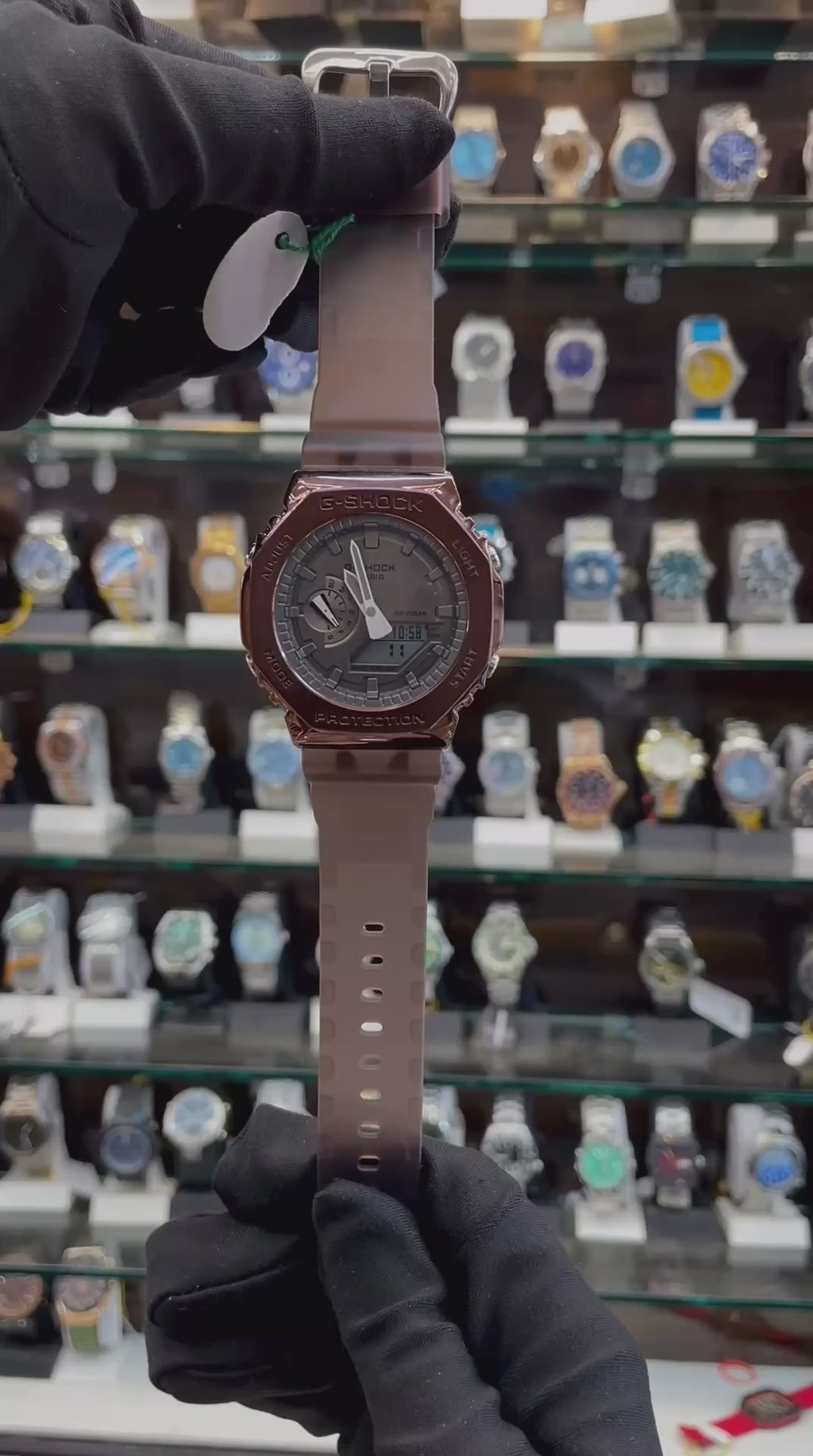 GSHOCK CASIO GM-2100 BODY 💪🏻 CHRONO SILICON BRONZE 🥉