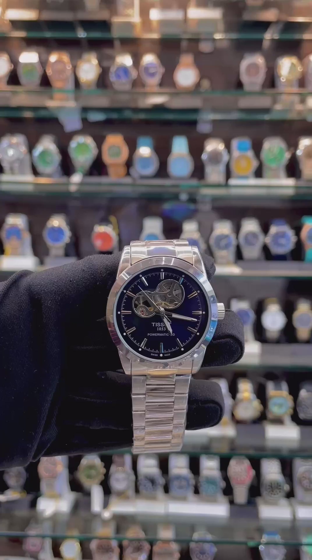 TISSOT POWERMATIC 80 NOW IN AUTOMATIC ⚙️ BLUE 💙