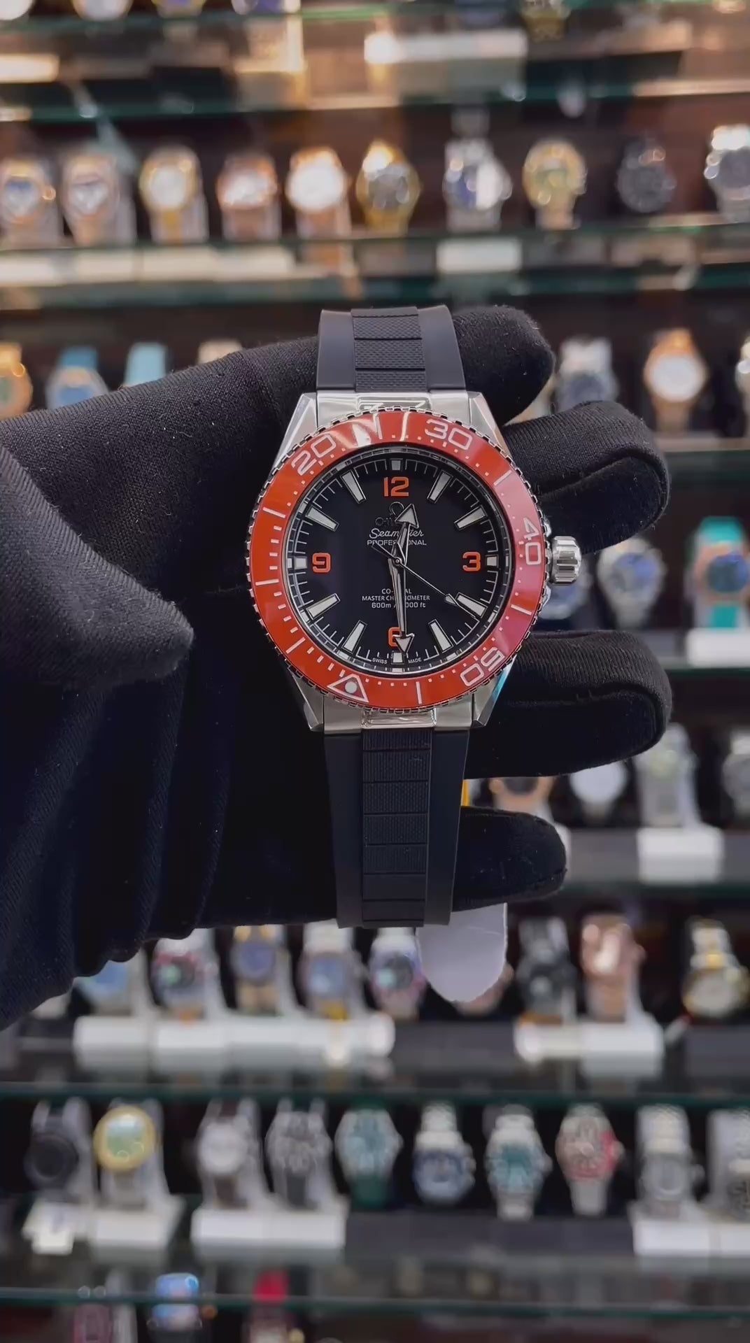 OMEGA SEAMASTER PLANET OCEAN 600M IN MASTER PIECE 🤩 ORANGE 🧡