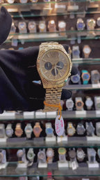 MICHAEL KORS MEN'S LEXINGTON CHRONOGRAPH IN MASTER PIECE 🤩 GOLD 🥇