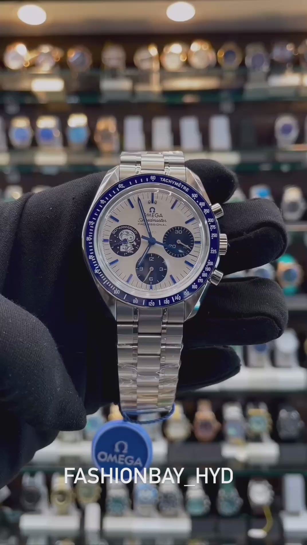 OMEGA SPEEDMASTER SILVER SNOOPY AWARD IN ETA SWISS MACHINE