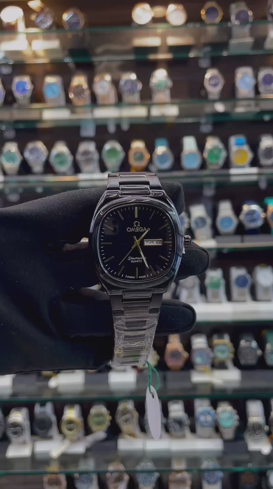 OMEGA SEAMASTER CLASSIC WATCH ⌚ UNDER BUDGET BLACK 🖤