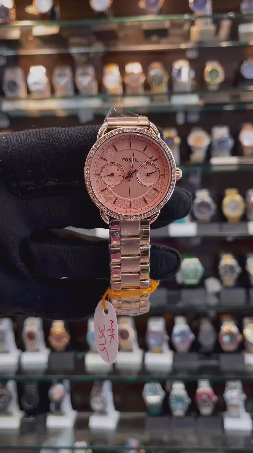 Fossil Tailor Full Rose Gold Watch for Women