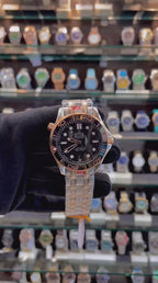 OMEGA SEAMASTER DIVER 300M, 42 MM IN MASTER PIECE 🤩 DUAL TONE 🥇 BLACK