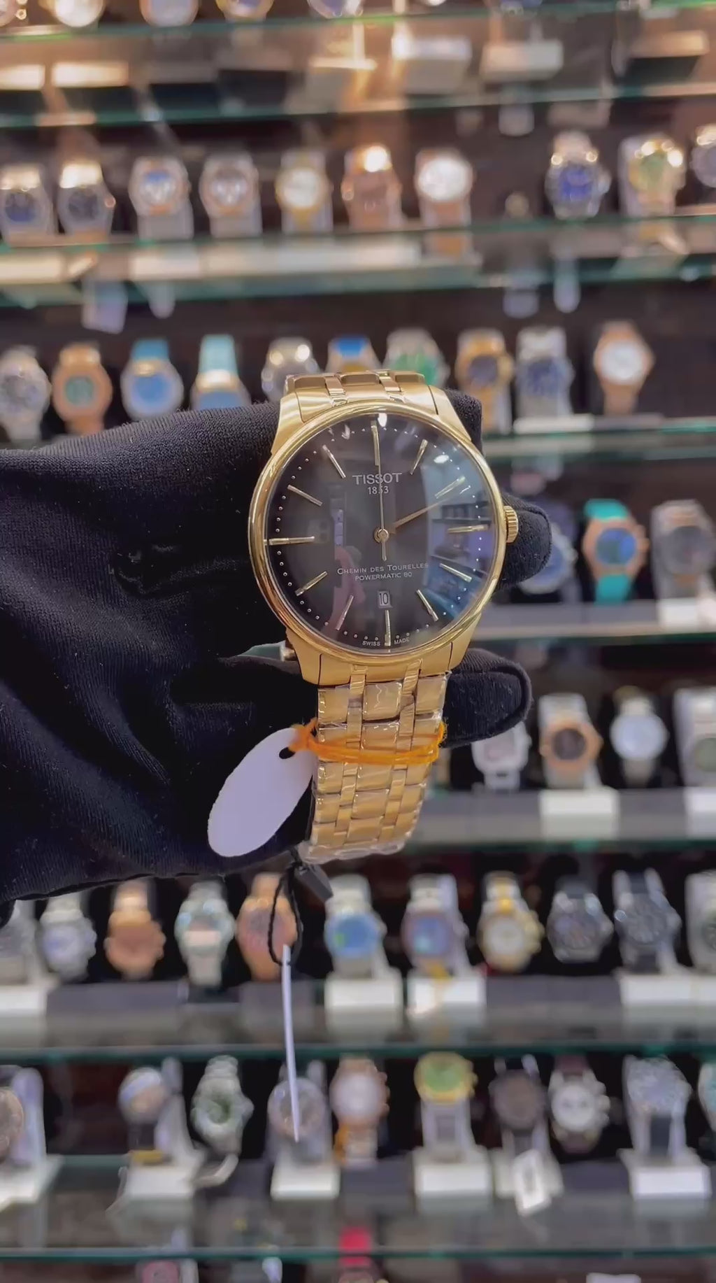 TISSOT CHEMIN DES TOURELLES POWERMATIC NOW IN MASTER PIECE 🤩 CHAIN GREY