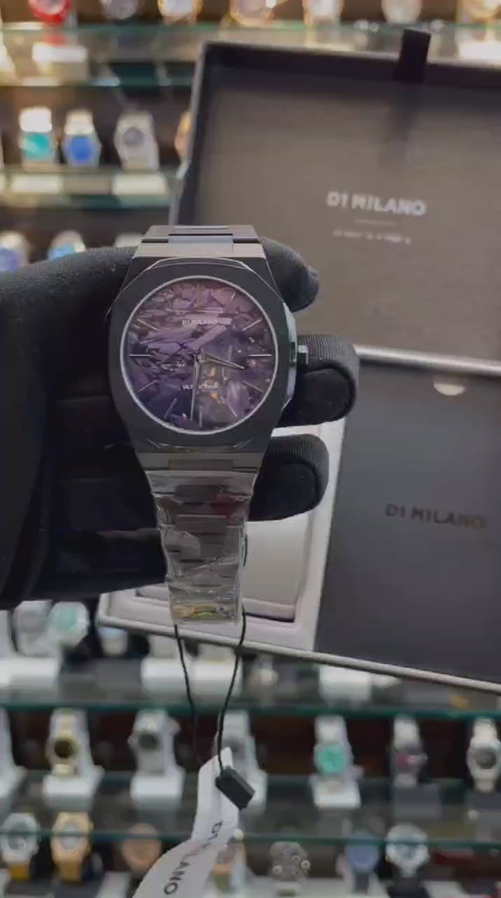 D1 MILANO ULTRA THIN a DISTINCT TEXTURED PURPLE 💜 DIAL 🤩 IN MASTER PIECE FOR MENS 🤩