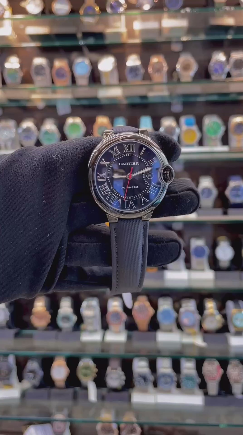 CARTIER BALLON BLEU DE NOW IN MASTER PIECE 🤩 FULL BLACK 🖤
