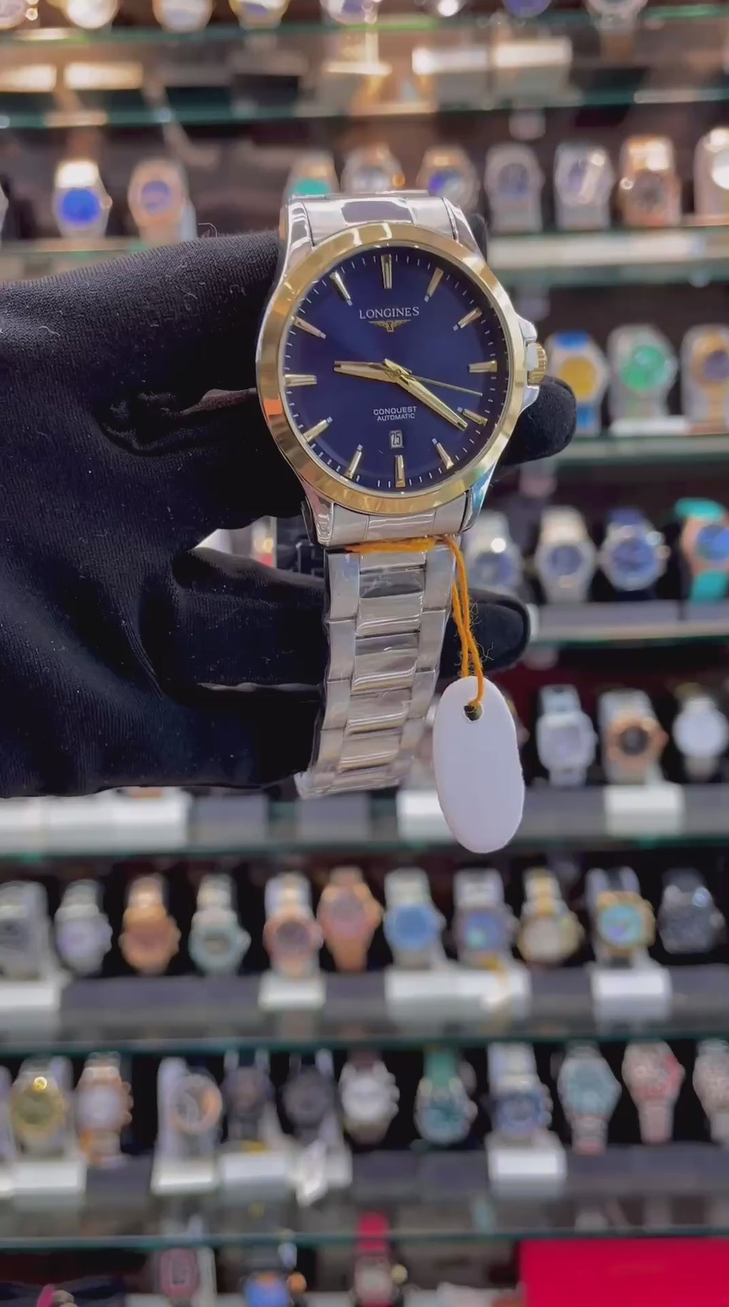 LONGINES CONQUEST UNDER BUDGET FOR MENS BLUE 💙