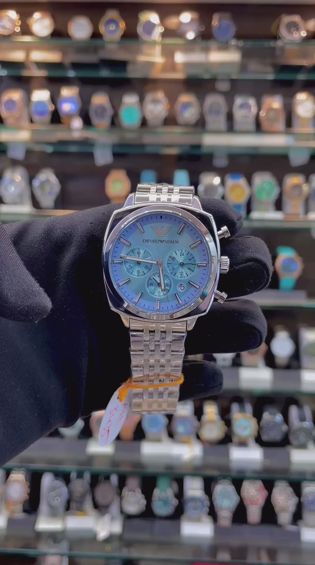 EMPORIO ARMANI SQUARE BODY ✨ FOR MENS BLUE 💙