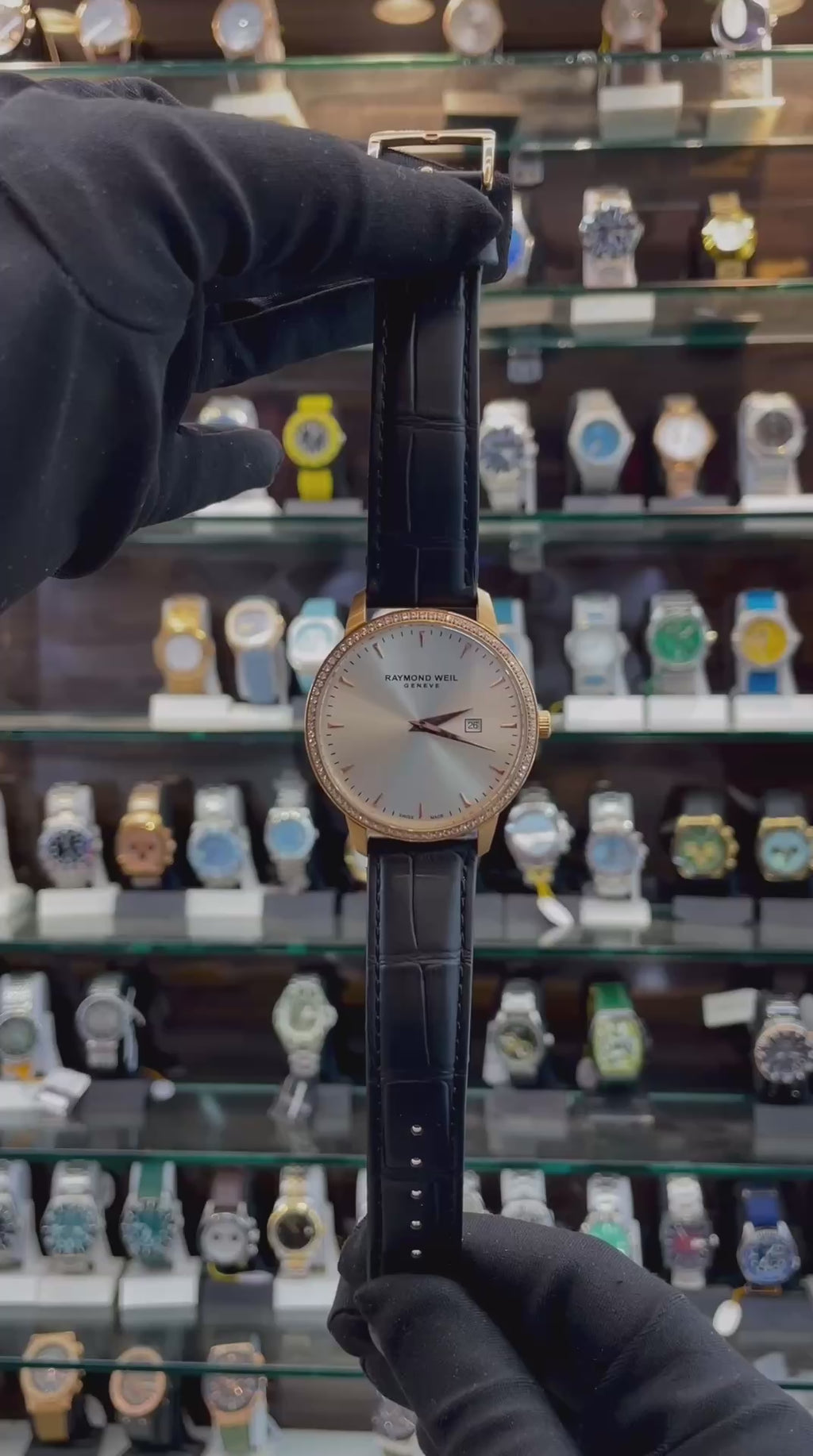 RAYMOND WEIL TOCCATA SLIM WATCH IN MASTER PIECE