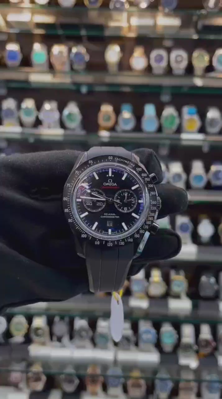 OMEGA SPEEDMASTER DARK SIDE OF THE MOON WATCH IN MASTER PIECE 🖤