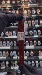 CARTIER TANK MENS WATCH IN MASTER PIECE 🔥 FOR MENS BROWN 🤎