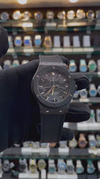 HUBLOT CLASSIC FUSION YOHJI YAMAMOTO ALL BLACK CAMO WATCH IN MASTER PIECE 🤩