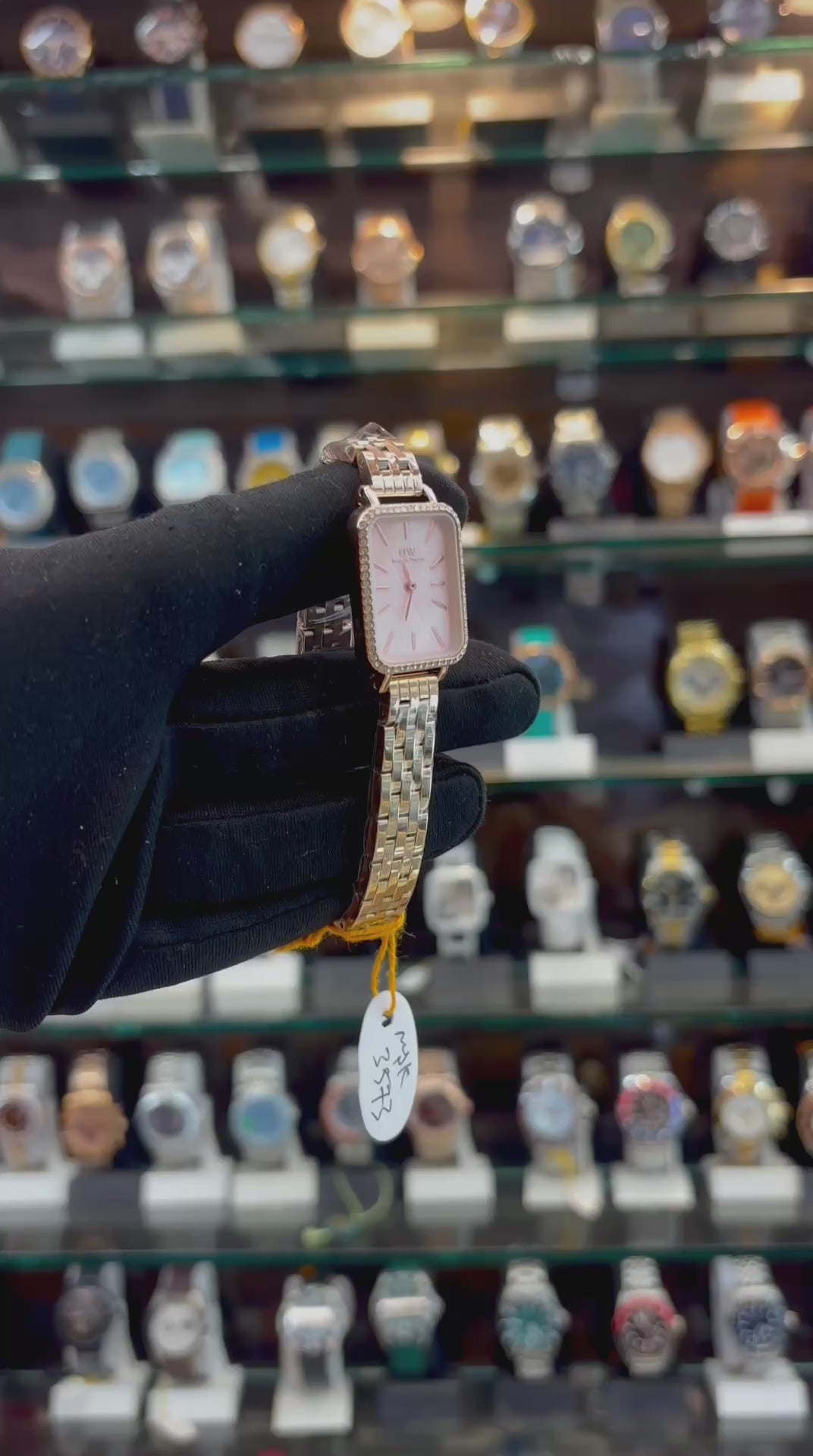 DANIEL WELLINGTON DW  DIAMOND 💎 BODY ROSE 🌹 GOLD