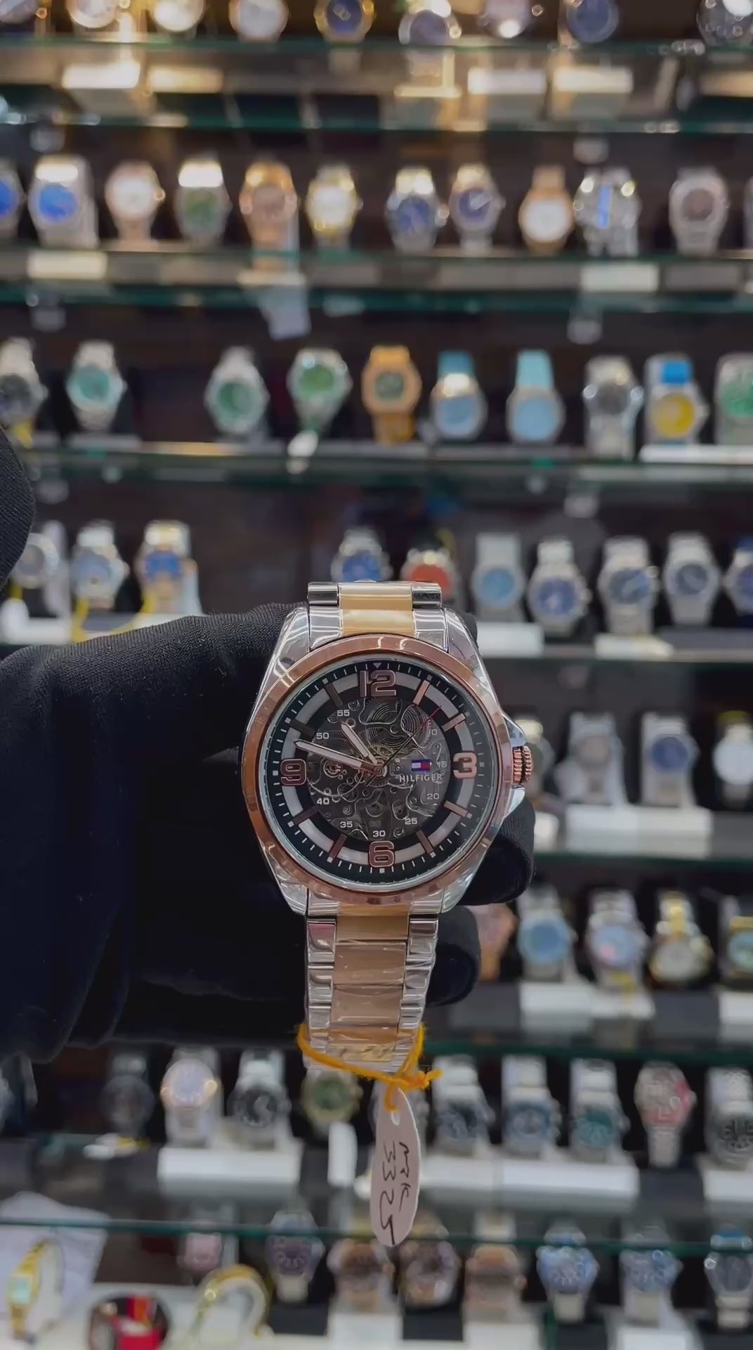 TOMMY HILFIGER NOW IN AUTOMATIC NEW DIAL 🤩BLACK 🖤 TRANSPARENT DIAL 🤩 BRONZE 🥉 STAINLESS BODY RING