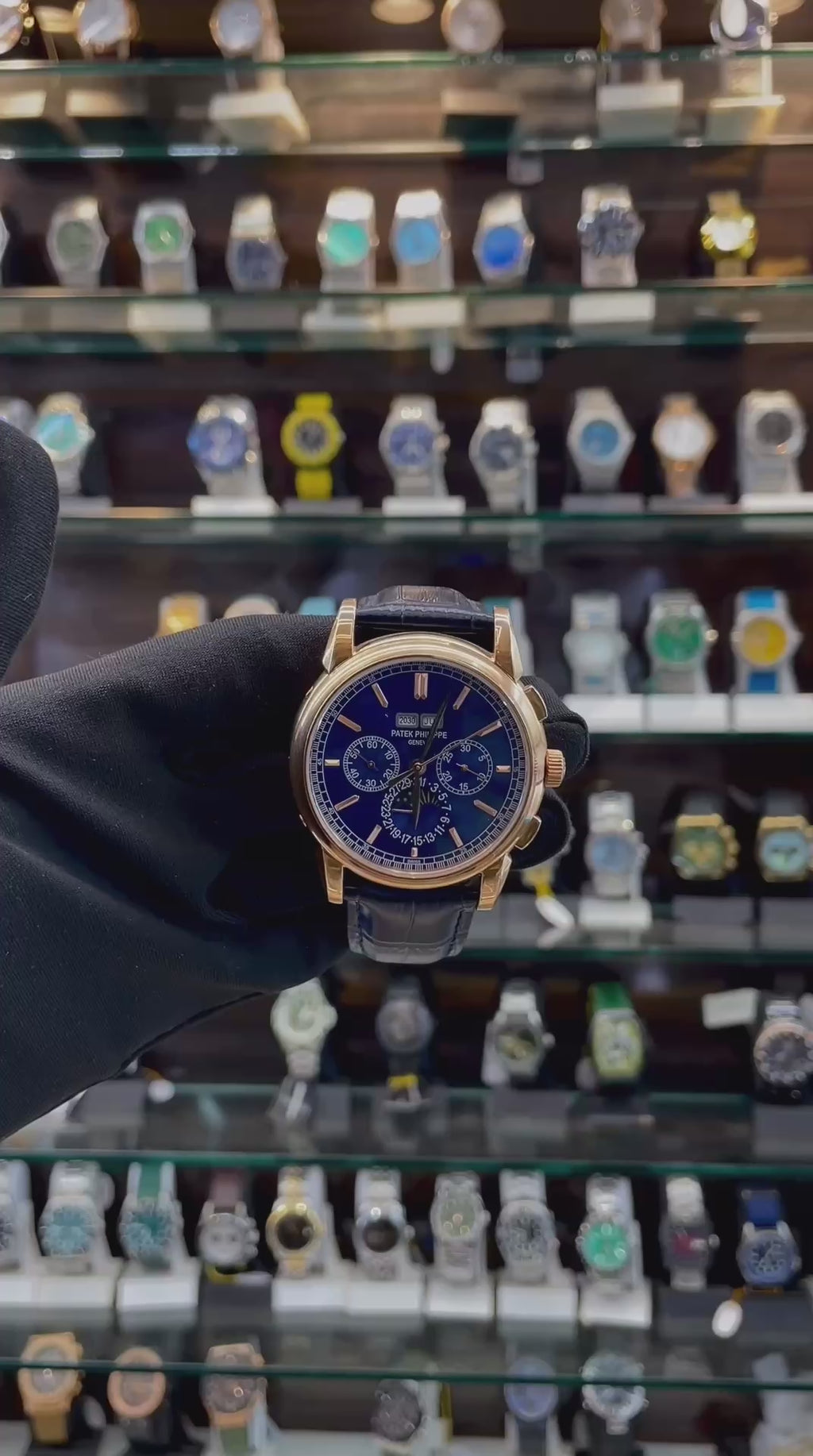 PATEK PHILIPPE GRAND COMPLICATIONS PERPETUAL CALENDAR NOW IN MASTER  BLUE