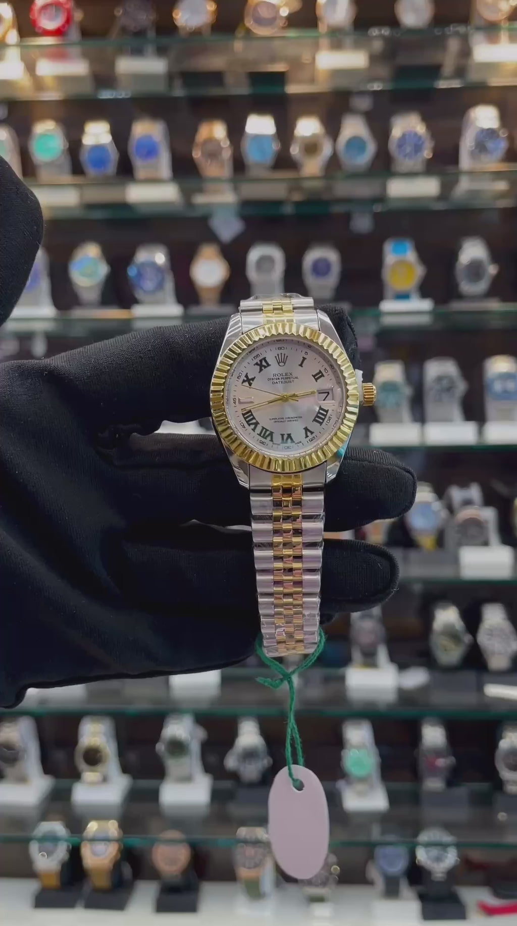ROLEX DATE JUST FOR GIRLS UNDER BUDGET WHITE 🤍 DIAL DUAL TONE