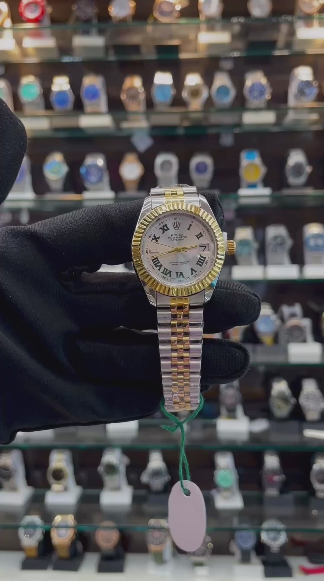 ROLEX DATE JUST FOR GIRLS UNDER BUDGET WHITE 🤍 DIAL DUAL TONE