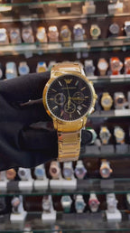 EMPORIO ARMANI 🦅 NOW  FOR MENS NEW DIAL 🤩 UNDER BUDGET BLACK 🖤 DIAL