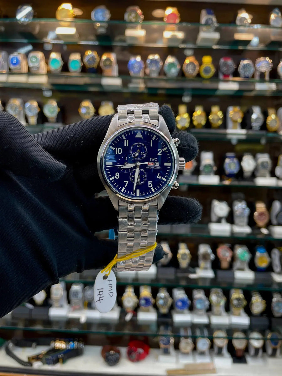 IWC pilot's watch chronograph in master piece for mens