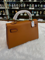 Hermes mini sling bag for women brown