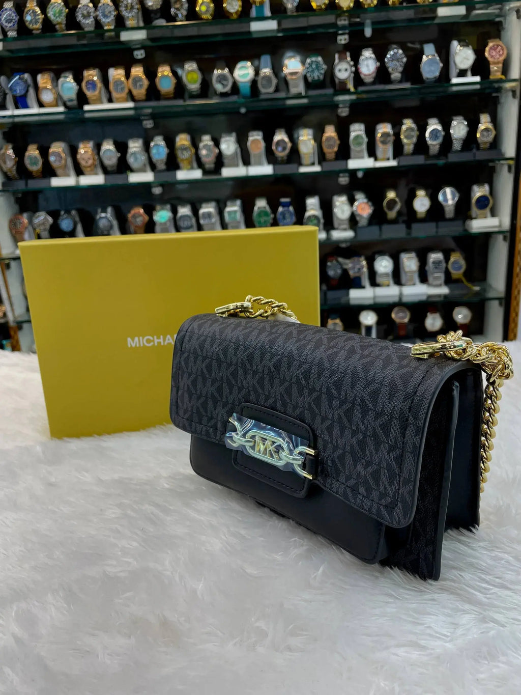 Michael Kors (MK) heather should bag for girls