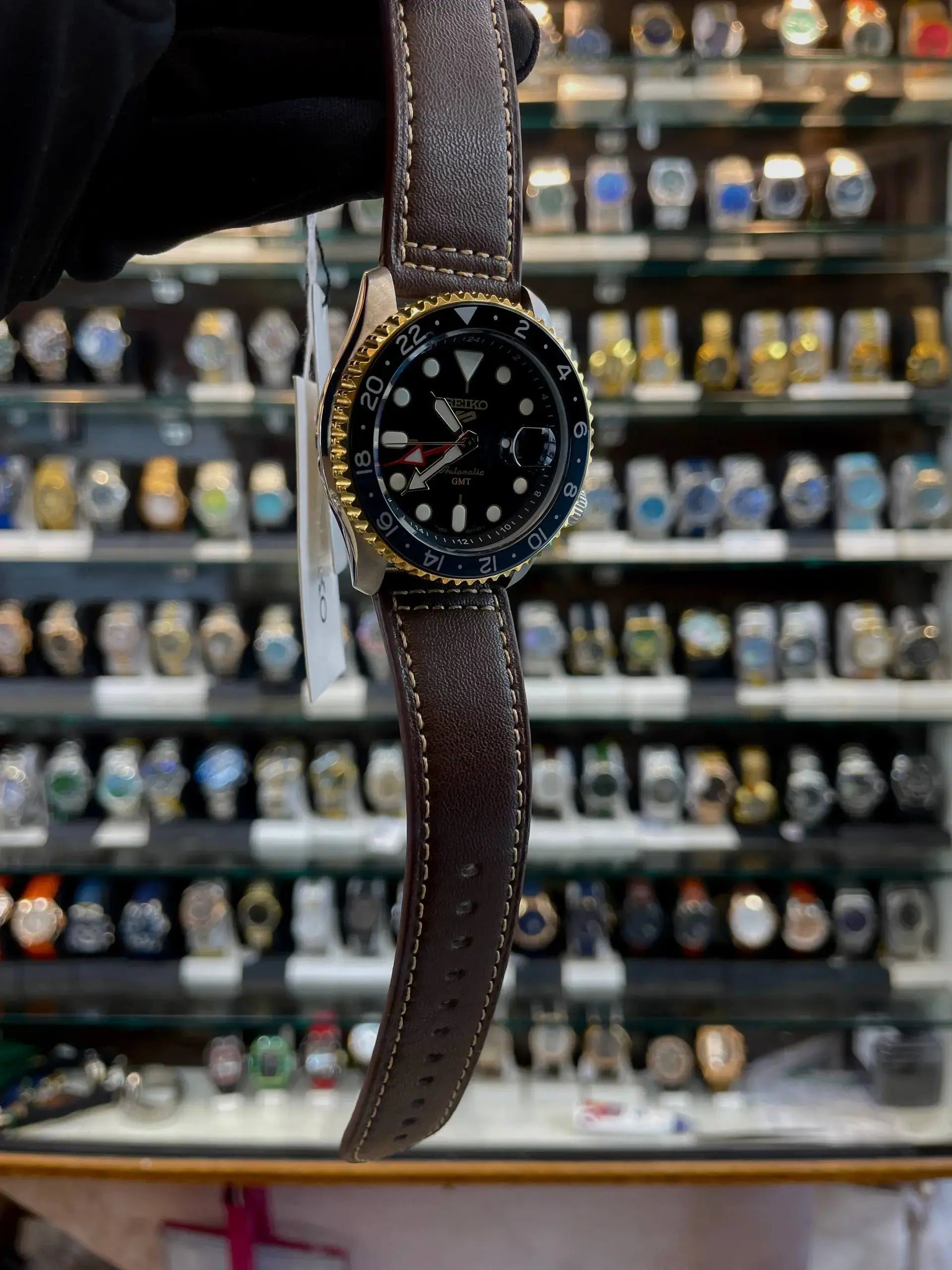 Seiko 5 sports automatic gmt now in master piece