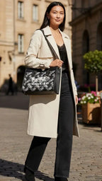 Coach horse and carriage print sling bag