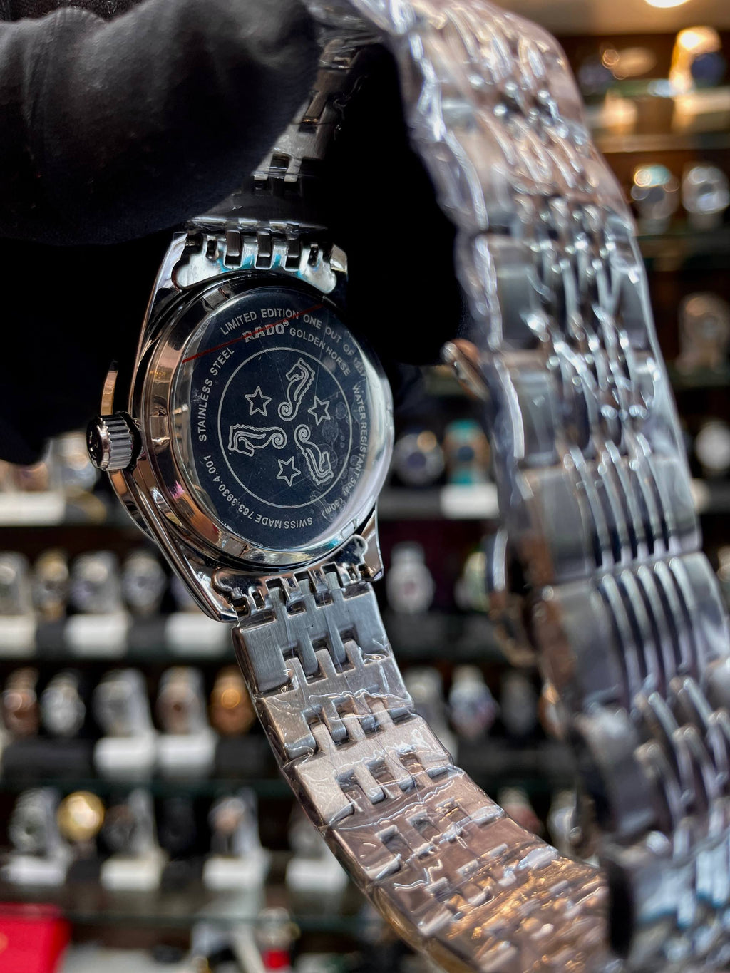 Rado Golden Horse men's watch back view